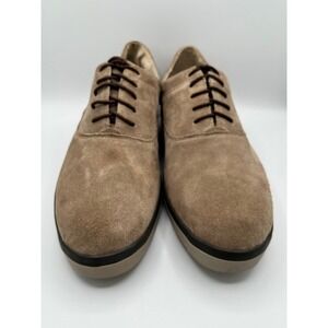 FitFlop‎ Lewis Suede Oxfords Men Sz 11 Pebble Tan Microwobbleboard Shoes